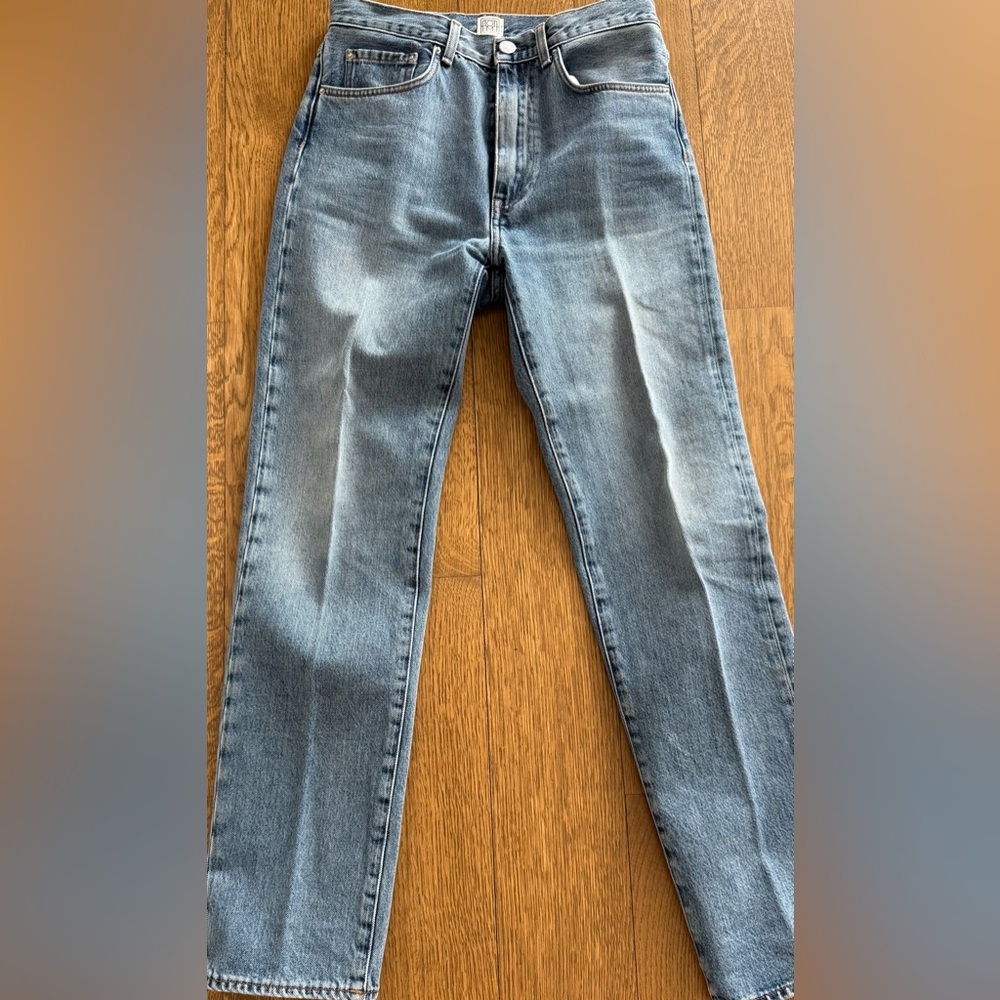 Toteme Light Blue Boot-Cut Jeans